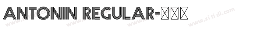antonin regular字体转换 antonin regular字体转换